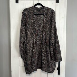 Lane Bryant - Long Sweater Cardigan - multi color